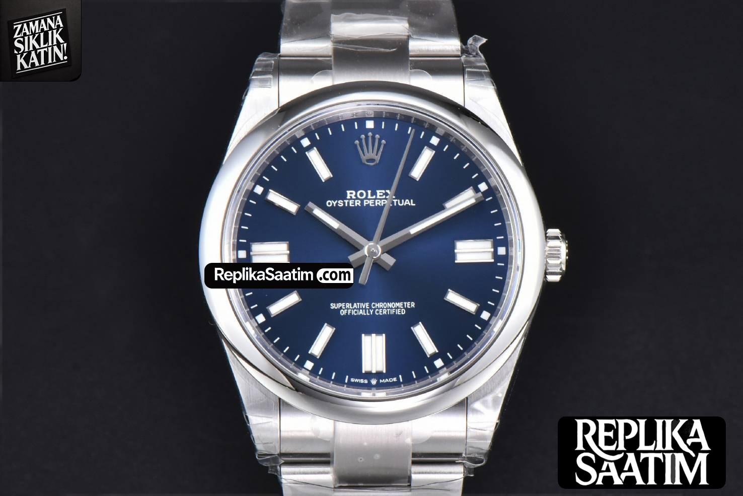 Oyster Perpetual 124300 41mm VSF 904L Blue Dial Oyster Bracelet VS3235 -01