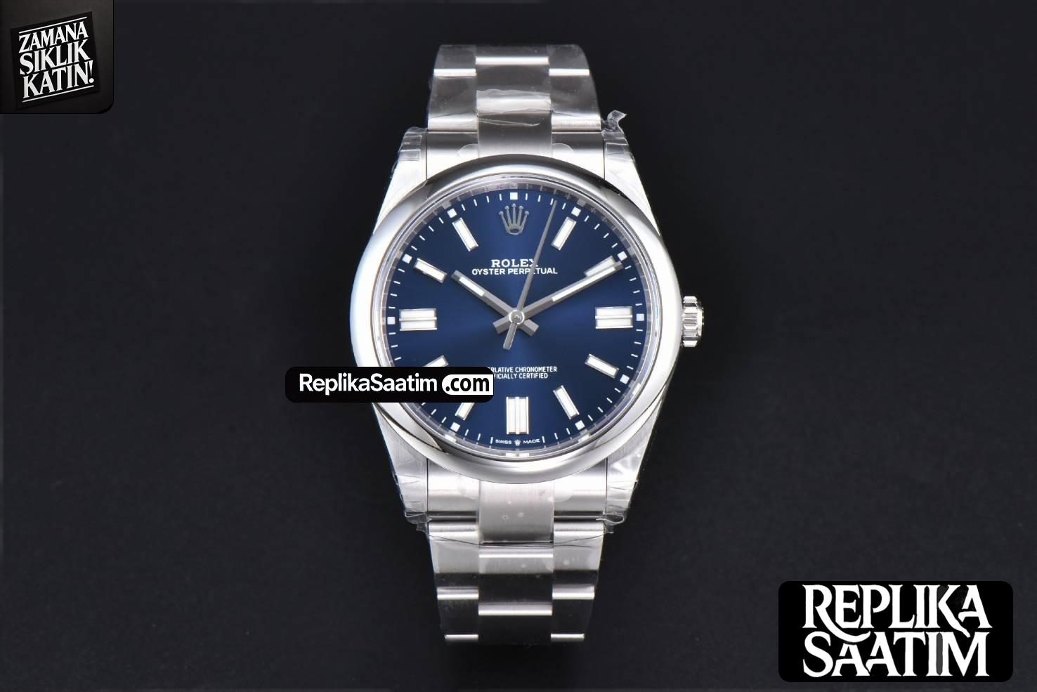 Oyster Perpetual 124300 41mm VSF 904L Blue Dial Oyster Bracelet VS3235 -02