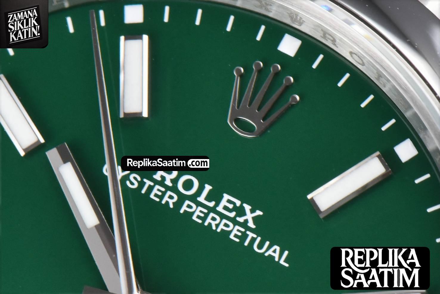 Oyster Perpetual 124300 41mm VSF 904L Green Dial Oyster Bracelet VS3235 -05