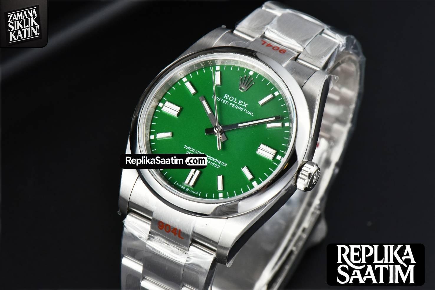 Oyster Perpetual 126000 36mm EWF Green Dial SS Bracelet A3230 -03
