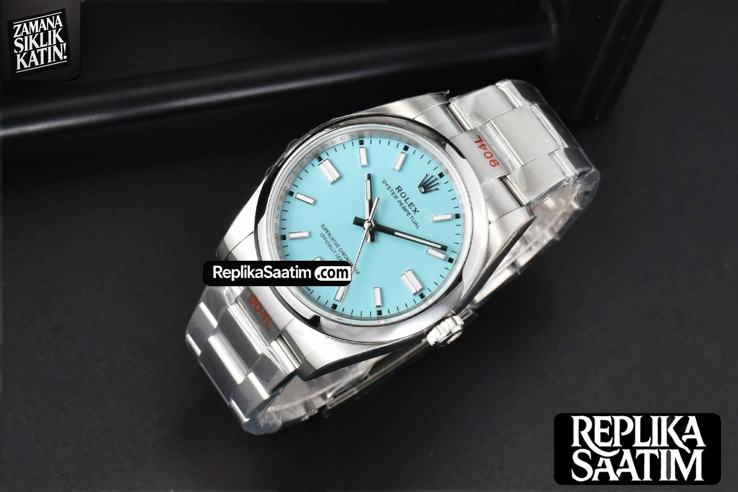 Oyster Perpetual 126000 36mm EWF Tiffany Dial SS Bracelet A3230 -14