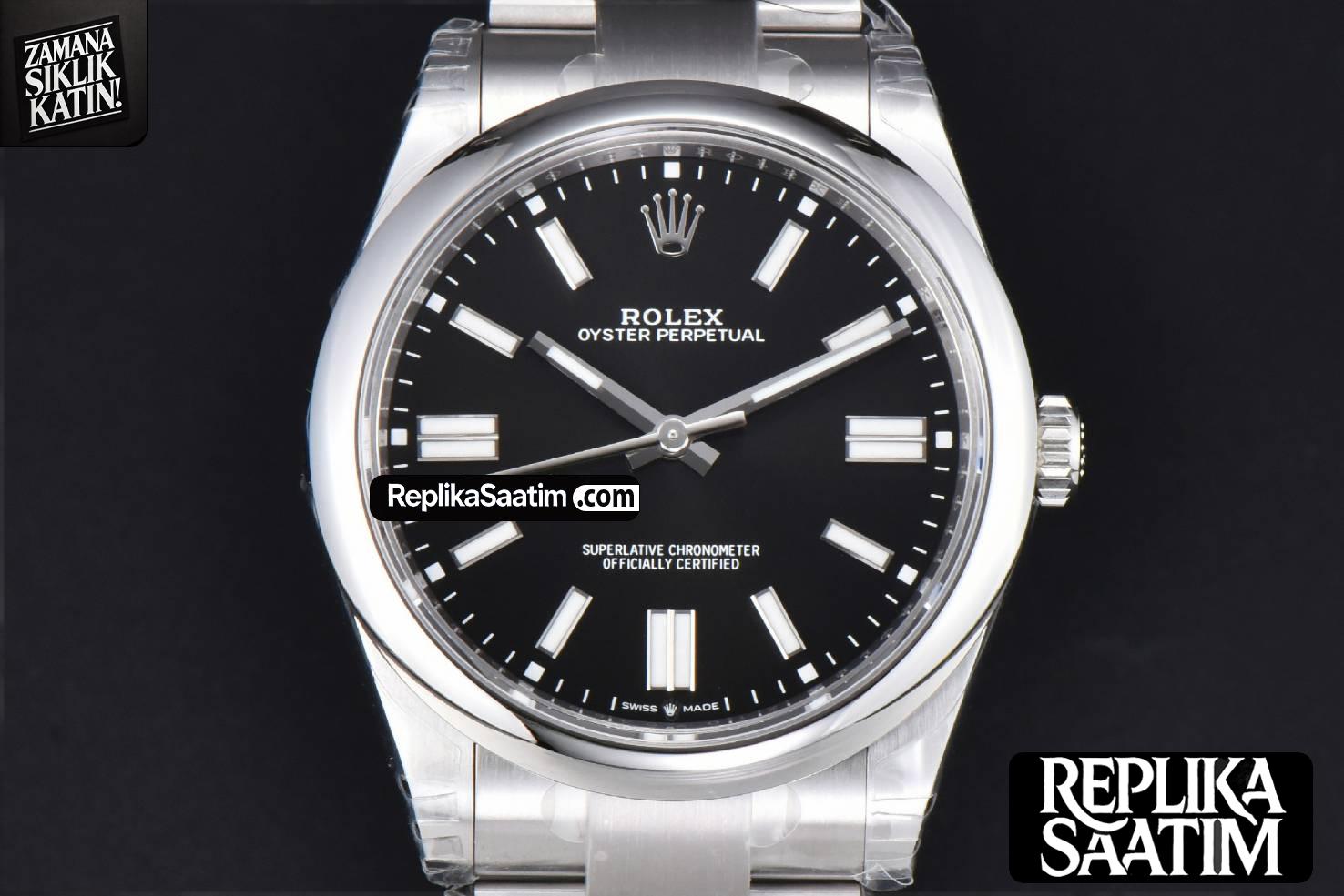 Oyster Perpetual 126000 36mm VSF 904L Black Dial SS Bracelet VS3235 -01
