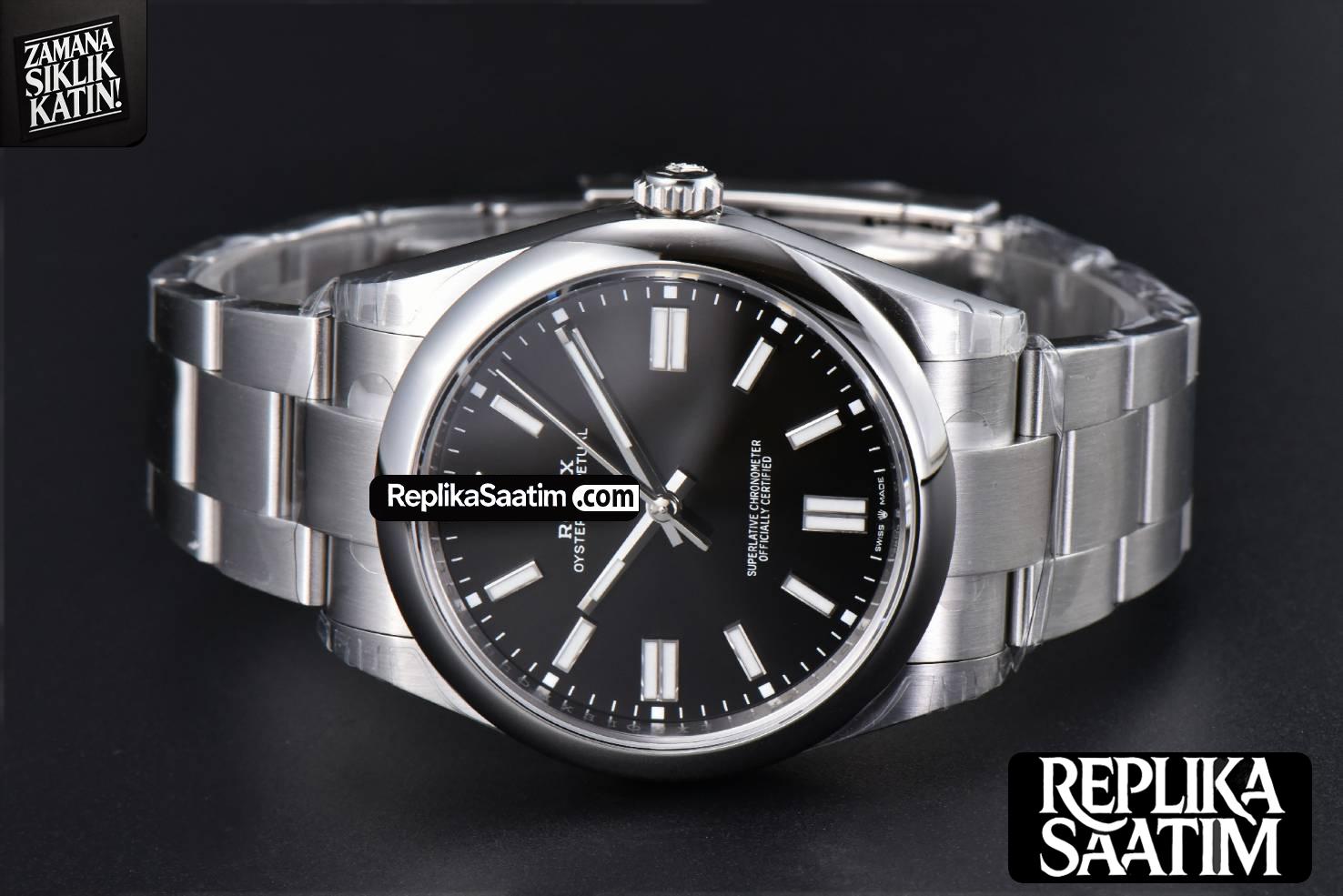 Oyster Perpetual 126000 36mm VSF 904L Black Dial SS Bracelet VS3235 -14