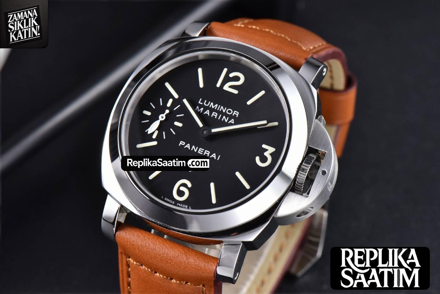 PAM005 44mm XF Brown Leather Strap A6497 with Y-Incabloc -02