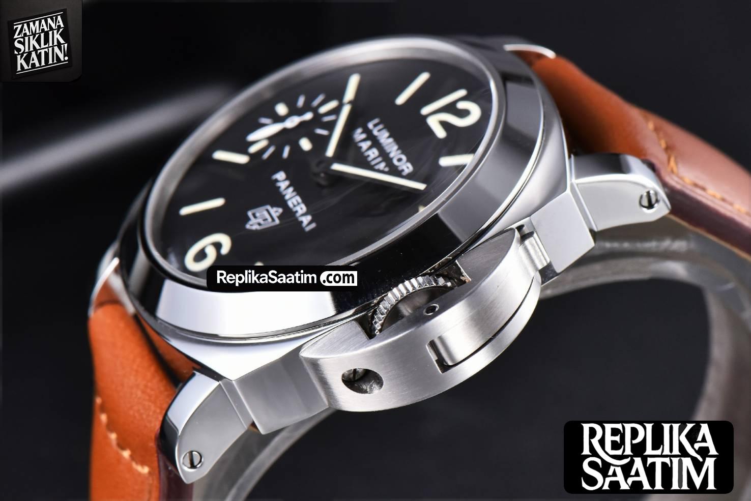 PAM005 44mm XF Brown Leather Strap A6497 with Y-Incabloc -07