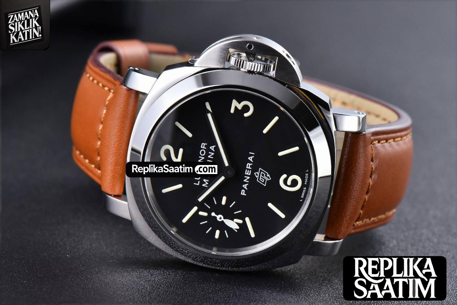 PAM005 44mm XF Brown Leather Strap A6497 with Y-Incabloc -09