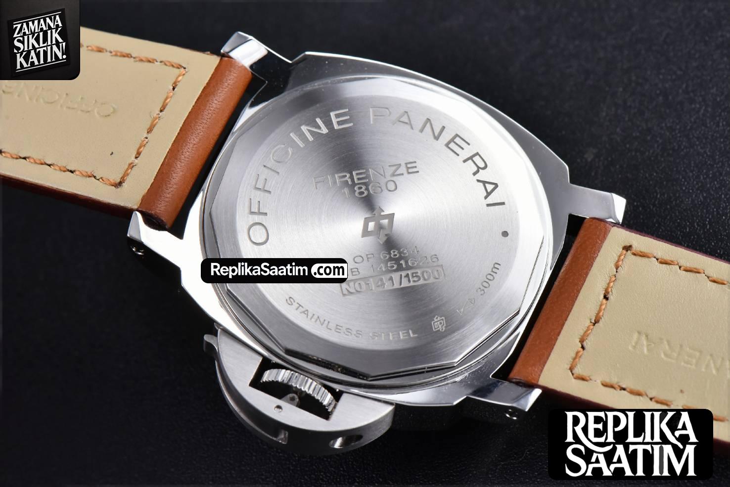 PAM005 44mm XF Brown Leather Strap A6497 with Y-Incabloc -22