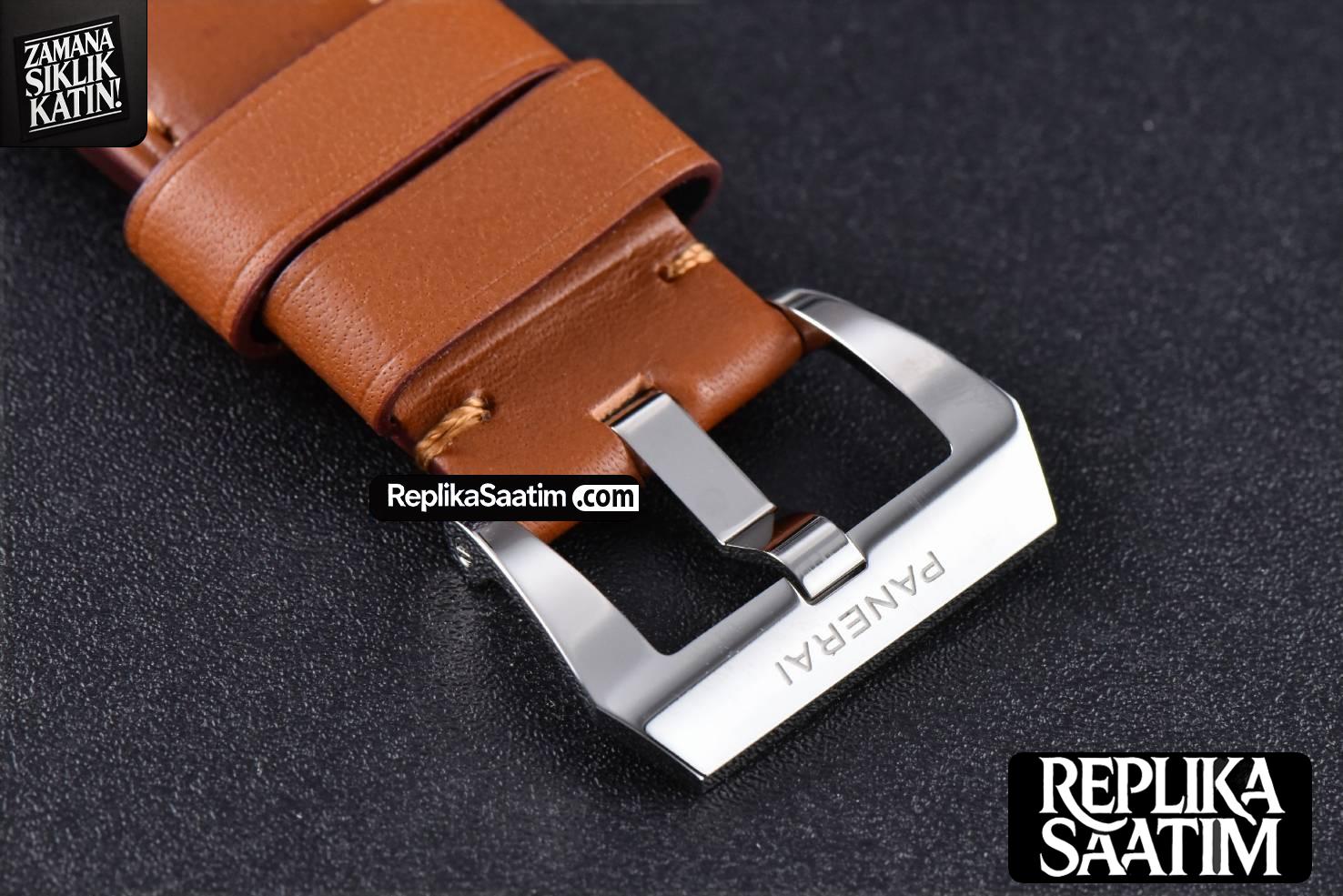 PAM005 44mm XF Brown Leather Strap A6497 with Y-Incabloc -27