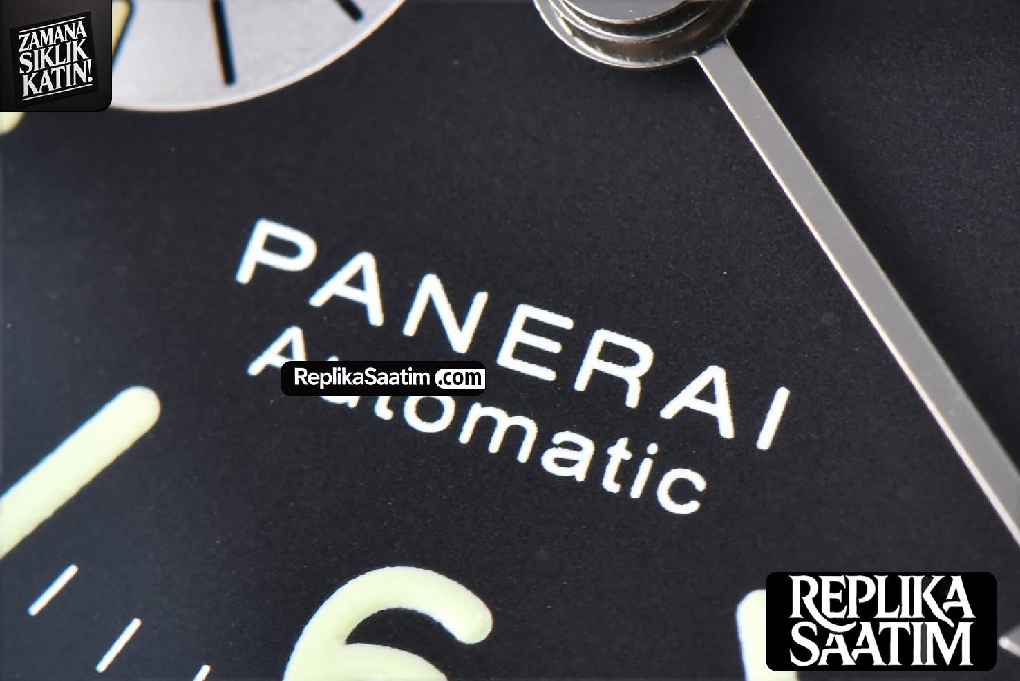 PAM088 GMT 44mm VSF Black Dial Brown Leather Strap P9001 -06