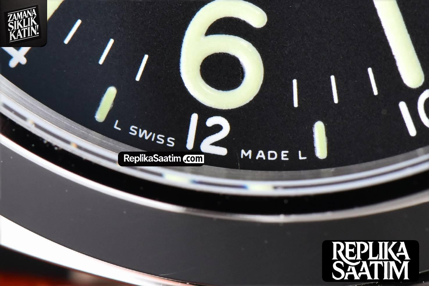 PAM088 GMT 44mm VSF Black Dial Brown Leather Strap P9001 -07