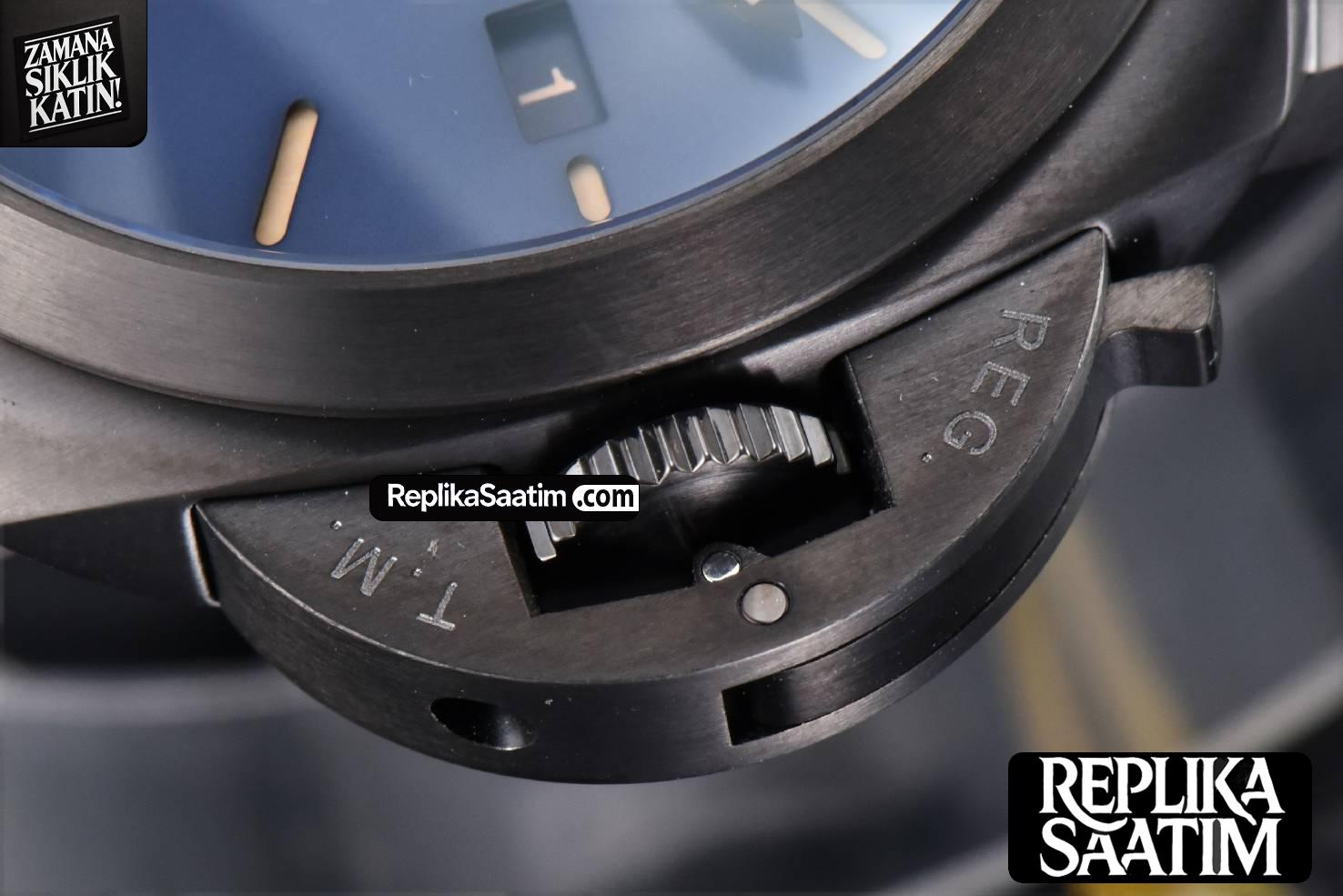 PAM1021 TTF 44MM Blue Dial Blue Nato Strap P9010 -11