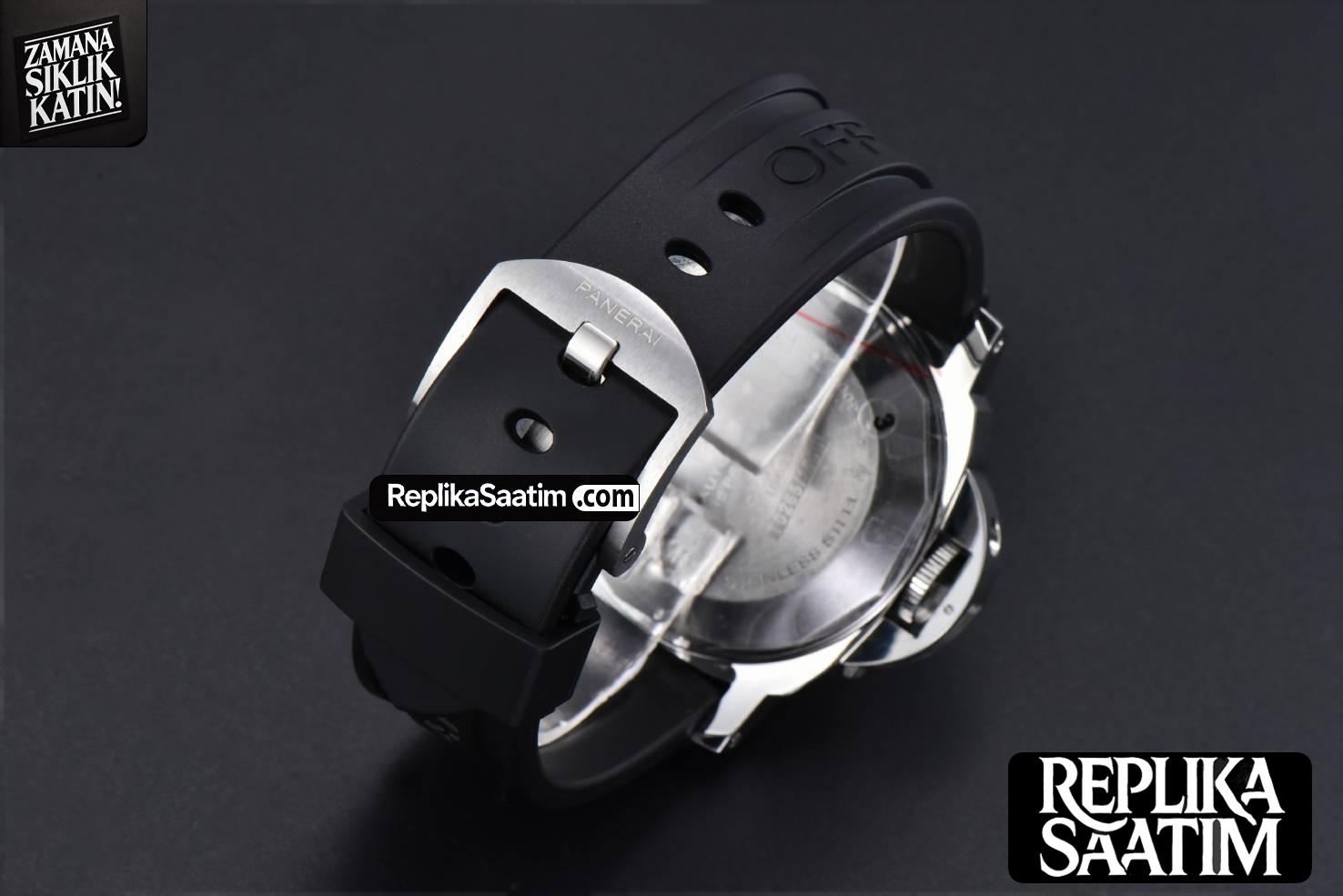 PAM1024 Luminor Submersible 44mm VSF Black Dial Rubber Strap -26