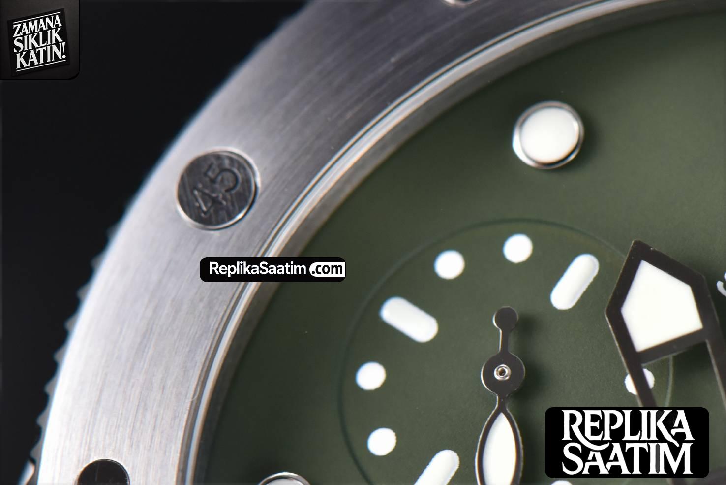 PAM1055  42mm Luminor Submersible VSF on Green Rubber Strap P.900 Clone -09