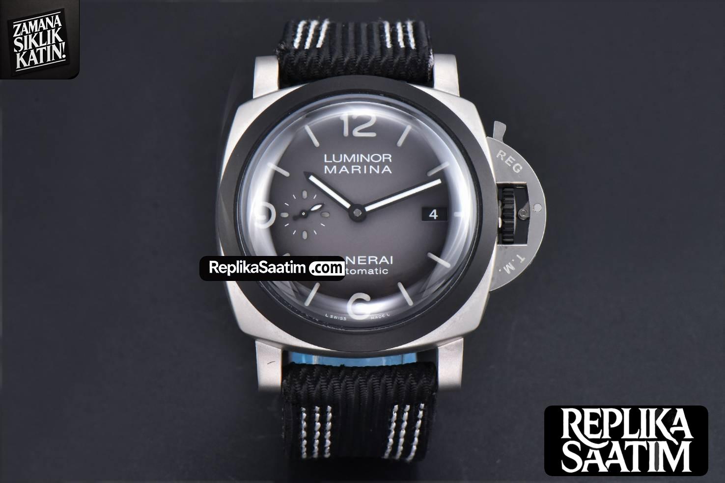 PAM1122 TTF 44MM Black Dial Nylon Strap P9010 -02