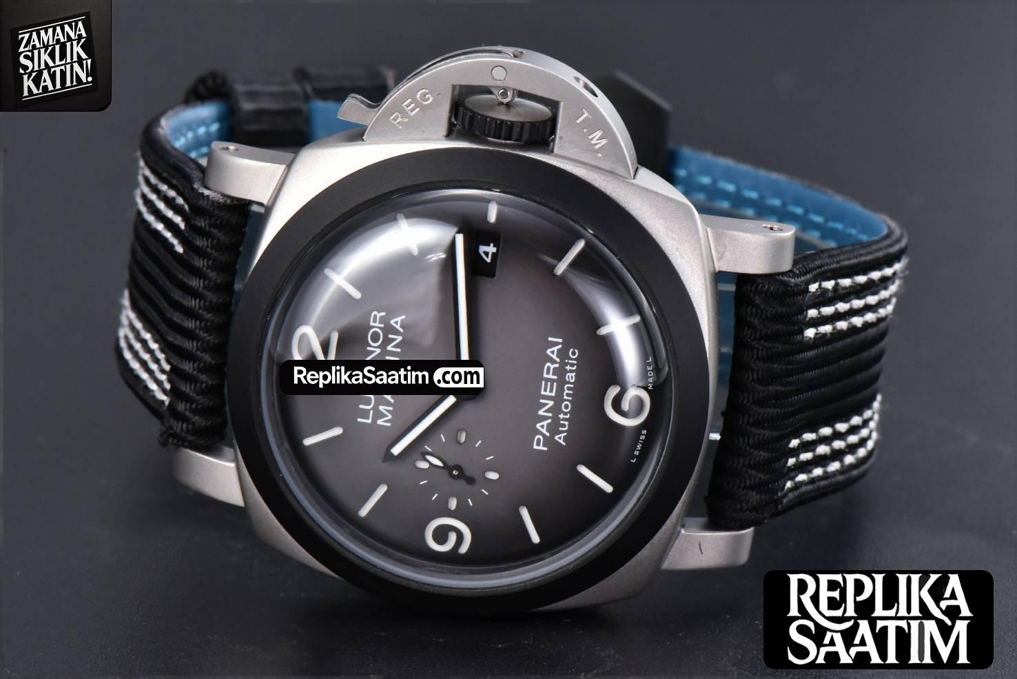 PAM1122 TTF 44MM Black Dial Nylon Strap P9010 -12