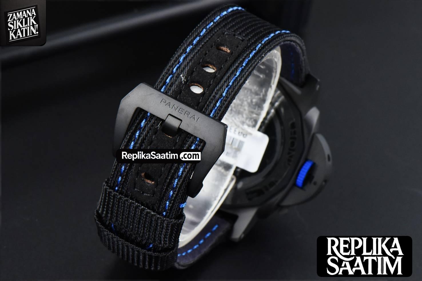 PAM1176 44mm VSF Black Ceramic Black Dial Black Nylon Strap P9001 -14