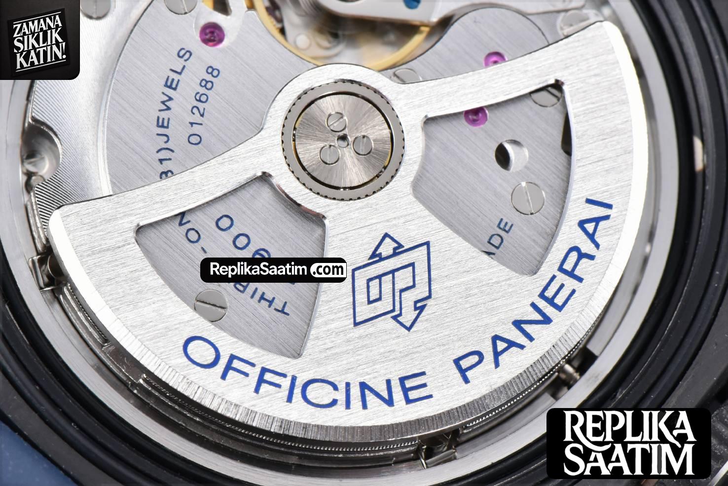 PAM1232 Carbotech 44mm VSF Blue Dial Blue Rubber Strap P900 -26