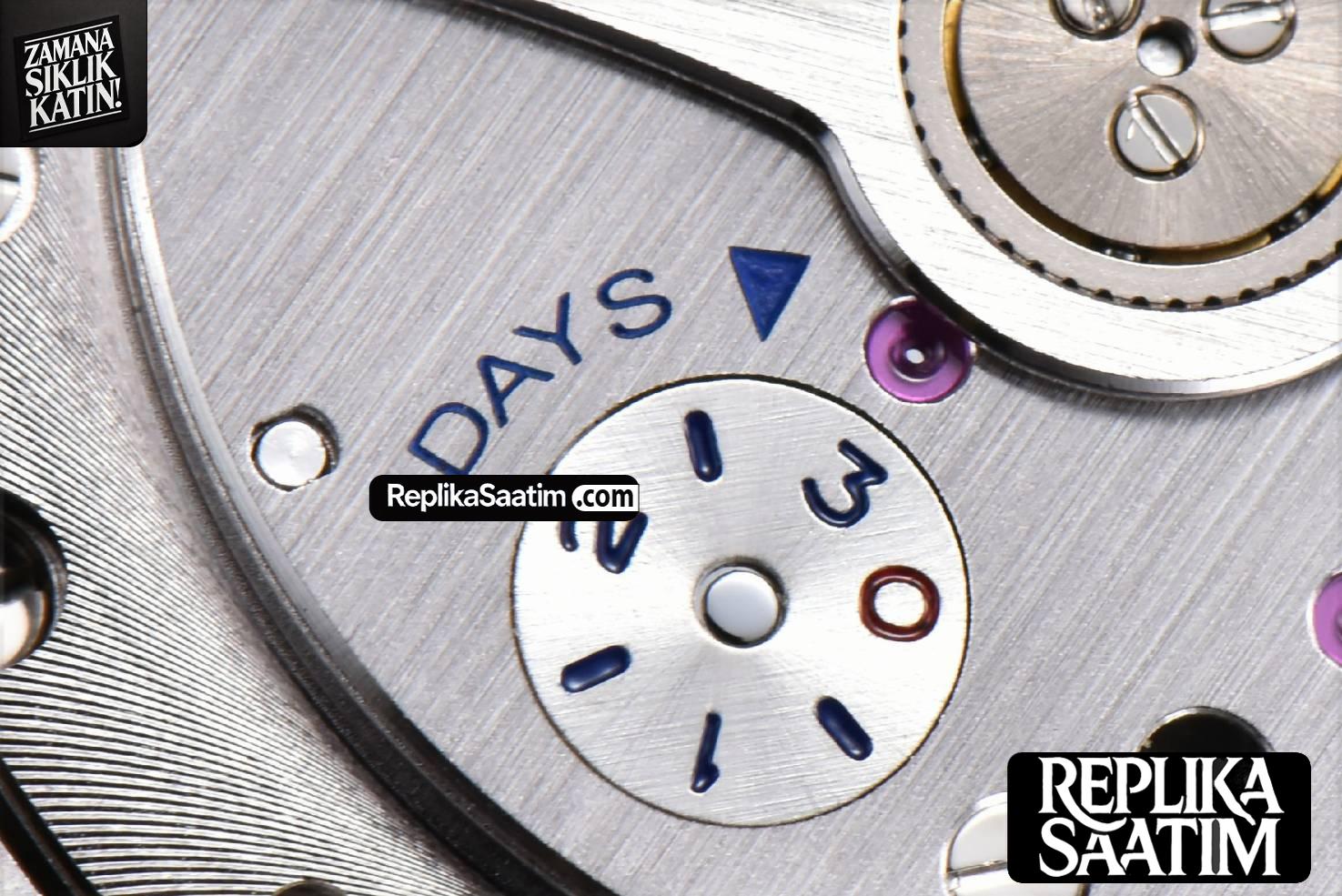 PAM1279 Luminor GMT 42mm Titanium VSF Blue Dial Black Leather Strap P9011 -17