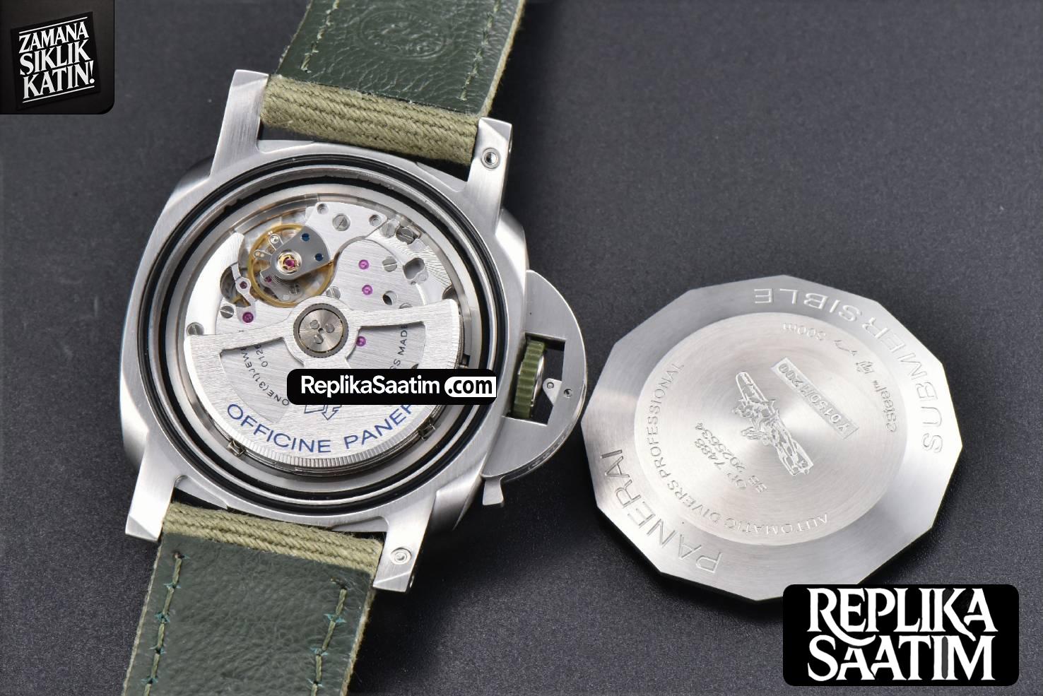 PAM1287 Sub Quaranta 44mm VSF Green Dial Green Nylon Strap P900 -22