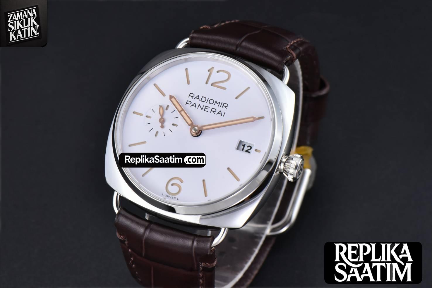 PAM1292 Radiomir 40mm VSF White Dial Leather Strap P900 -03