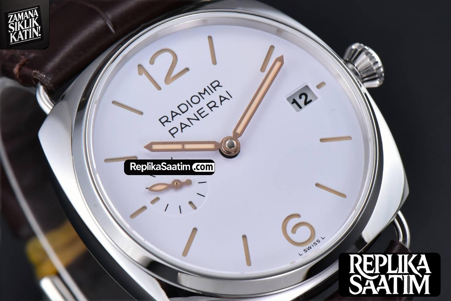 PAM1292 Radiomir 40mm VSF White Dial Leather Strap P900 -10