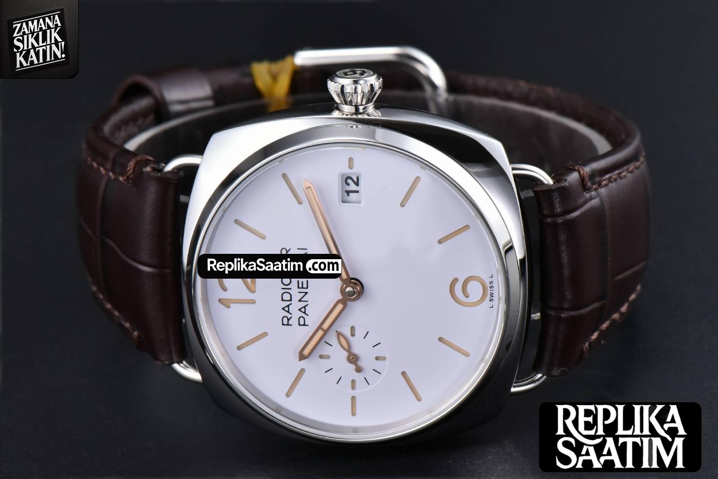 PAM1292 Radiomir 40mm VSF White Dial Leather Strap P900 -11