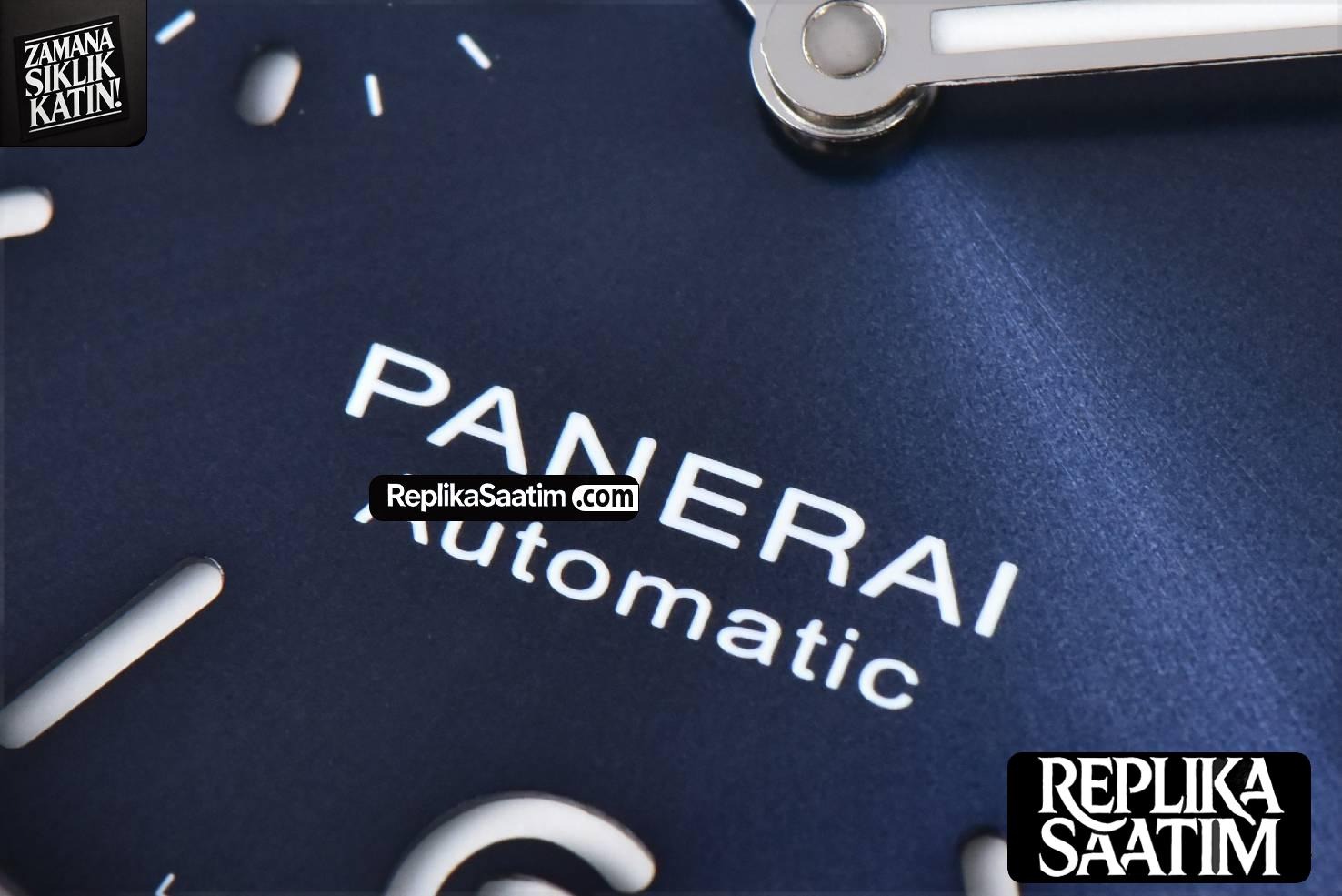 PAM1313 44mm VSF Blue Dial Blue Leather Strap P9010 -06