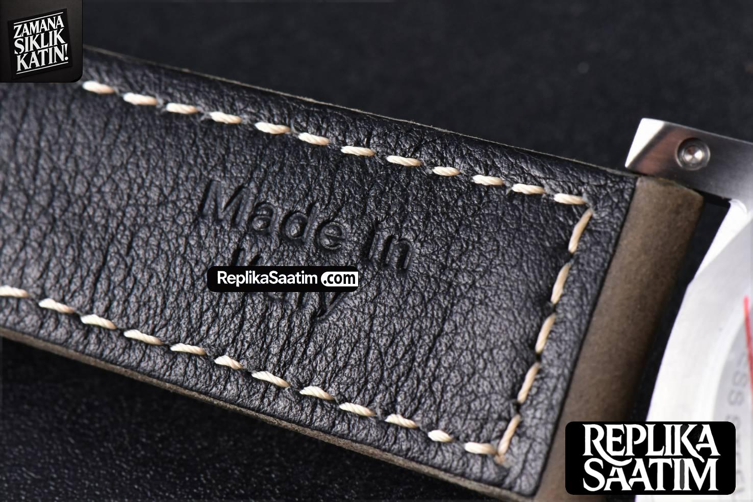 PAM1314 44mm VSF White Dial on Gray Asso Strap P.9010 Clone -21