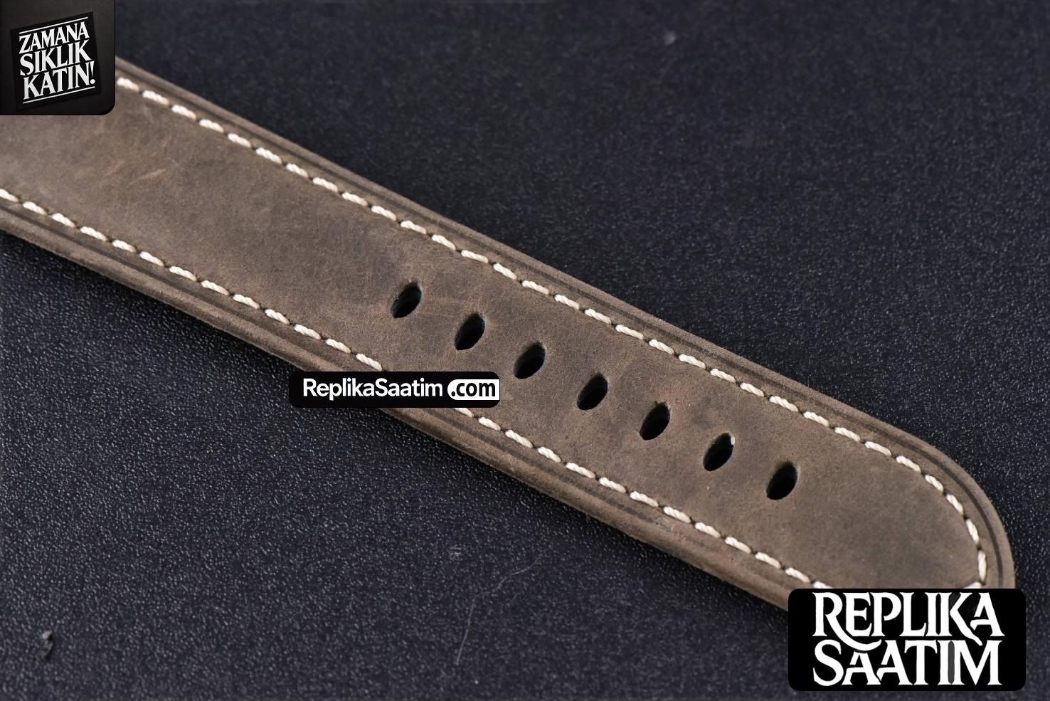 PAM1314 44mm VSF White Dial on Gray Asso Strap P.9010 Clone -25
