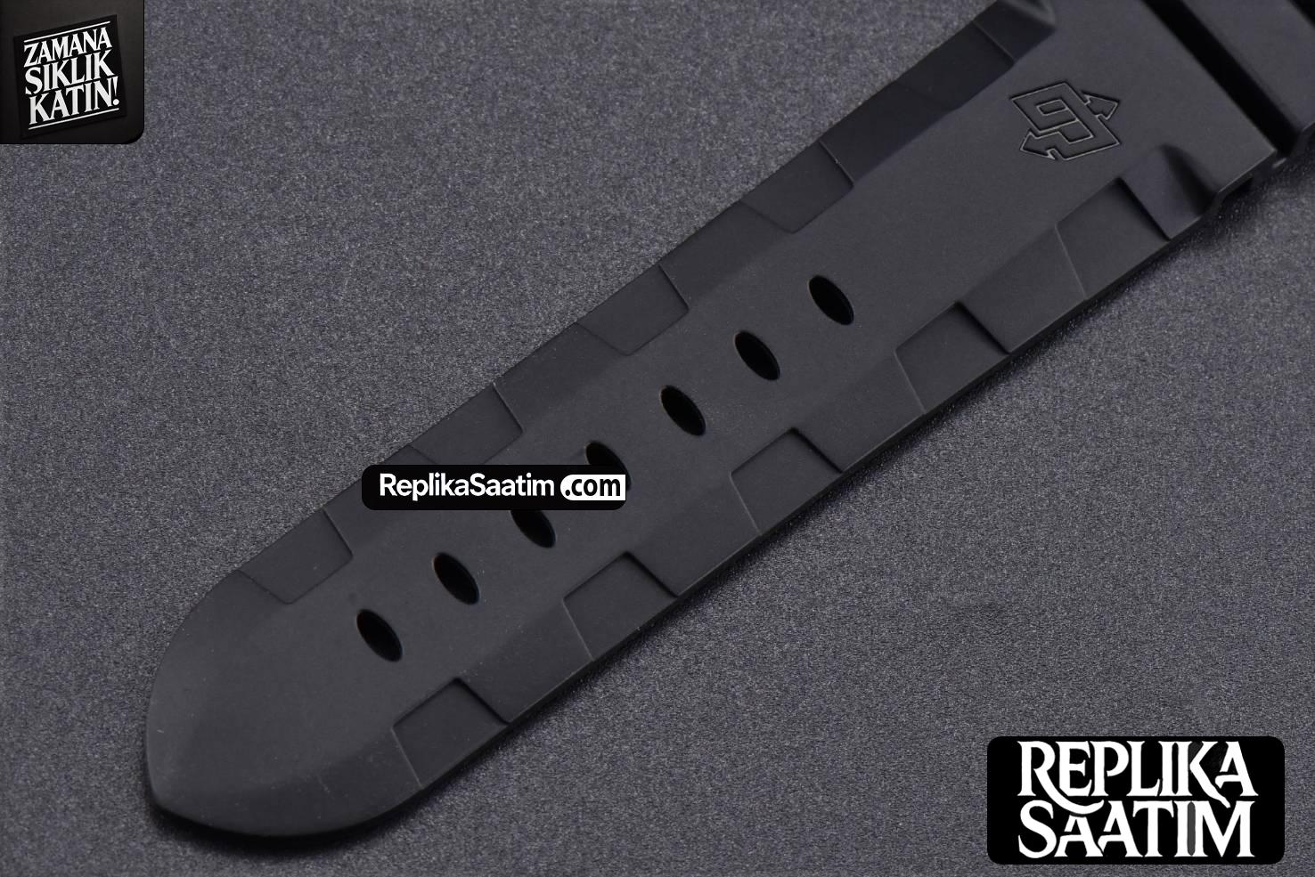 PAM1323 Submersible GMT Navy Seal VSF 44MM Gray Dial Rubber Strap P900 -25