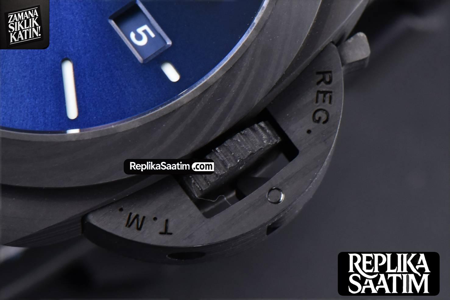 PAM1529 44mm Luna Rossa Carbotech VSF Blue Dial Rubber Strap P.9010 -08