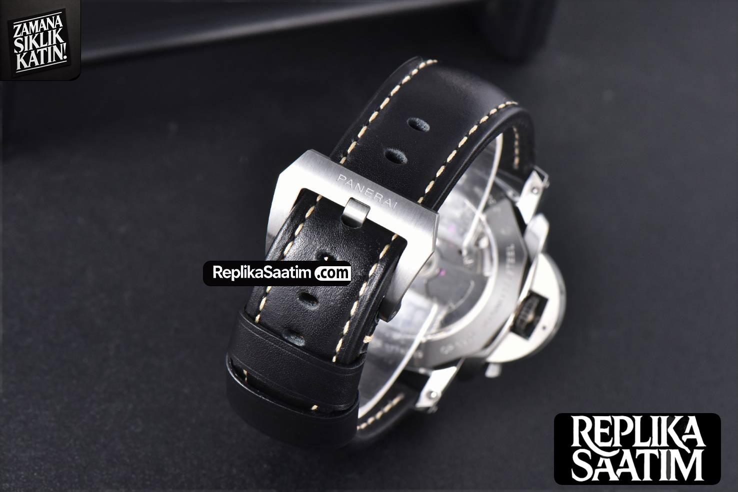 PAM320 Luminor 1950 VSF 44mm Black Dial Leather Strap P9000 -24