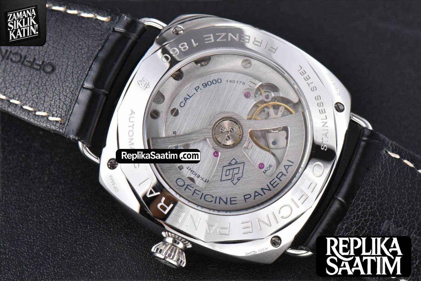 PAM388 Radiomir VSF 45mm Black Dial Leather Strap P9000 -12