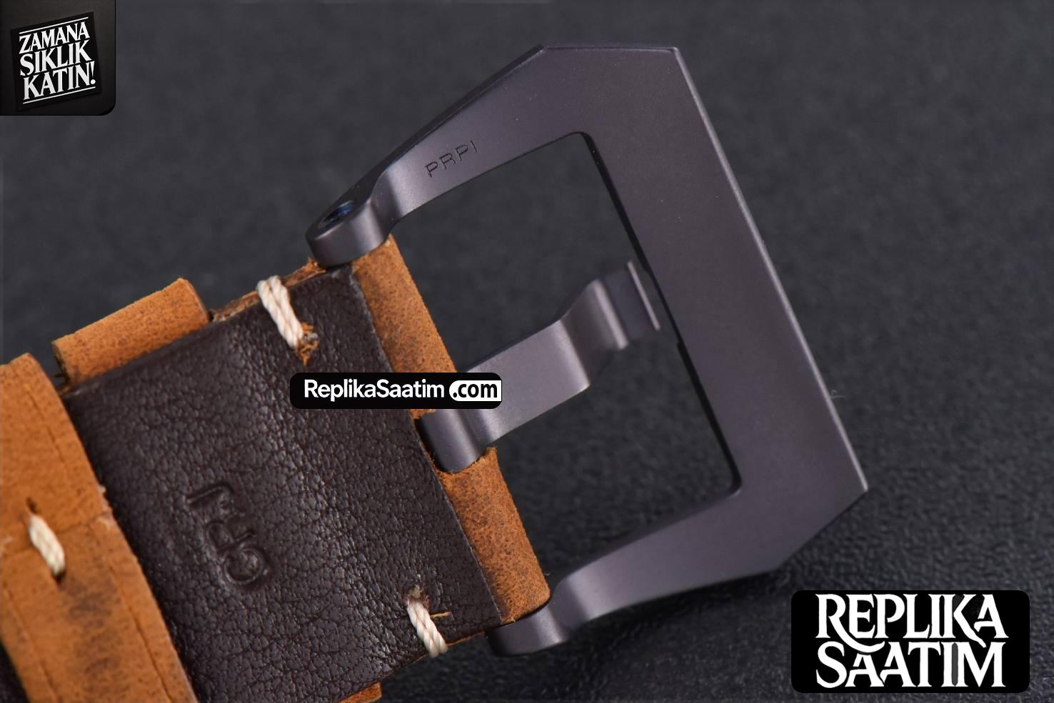 PAM505 Radiomir Black Seal VSF 45mm Brown Dial Leather Strap P9000 -23