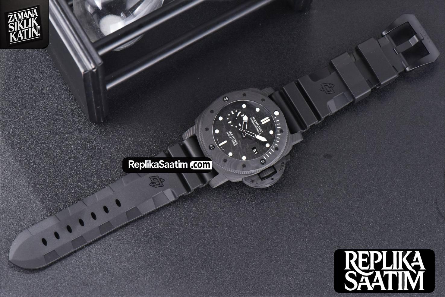 PAM979 Carbotech Submersible VSF 47mm Black Dial Rubber Strap Asia XXXIV -18