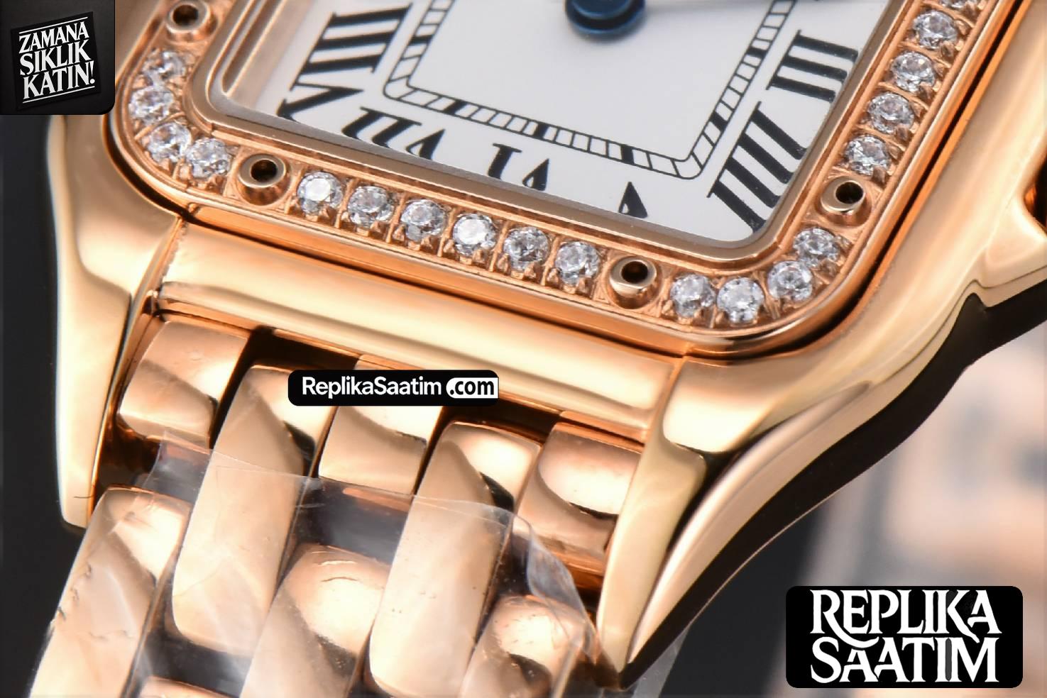 Panthère 22mm AF RG Diamond White Dial RG Bracelet Ronda Quartz -08