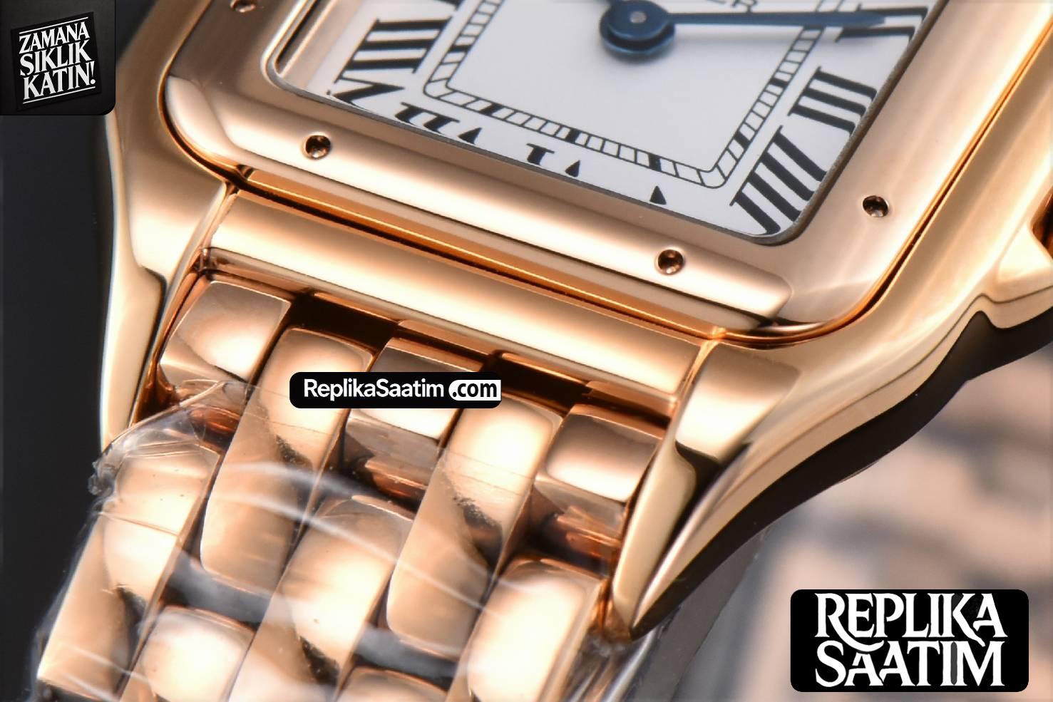 Panthère 22mm AF RG White Dial RG Bracelet Ronda Quartz -08