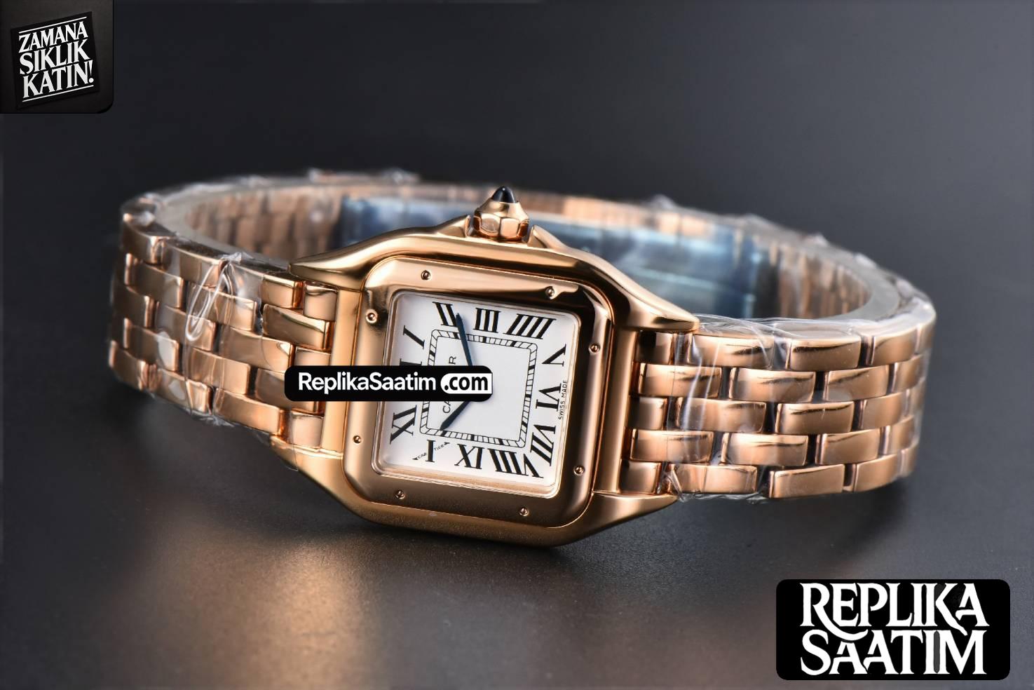 Panthère 22mm AF RG White Dial RG Bracelet Ronda Quartz -11
