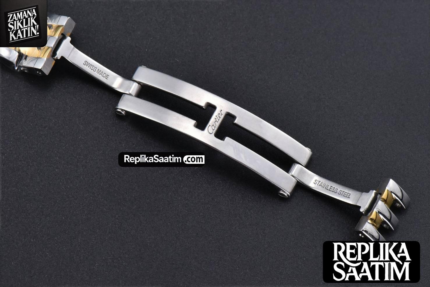 Panthère 22mm AF SS/YG White Dial SS/YG Bracelet Ronda Quartz -24