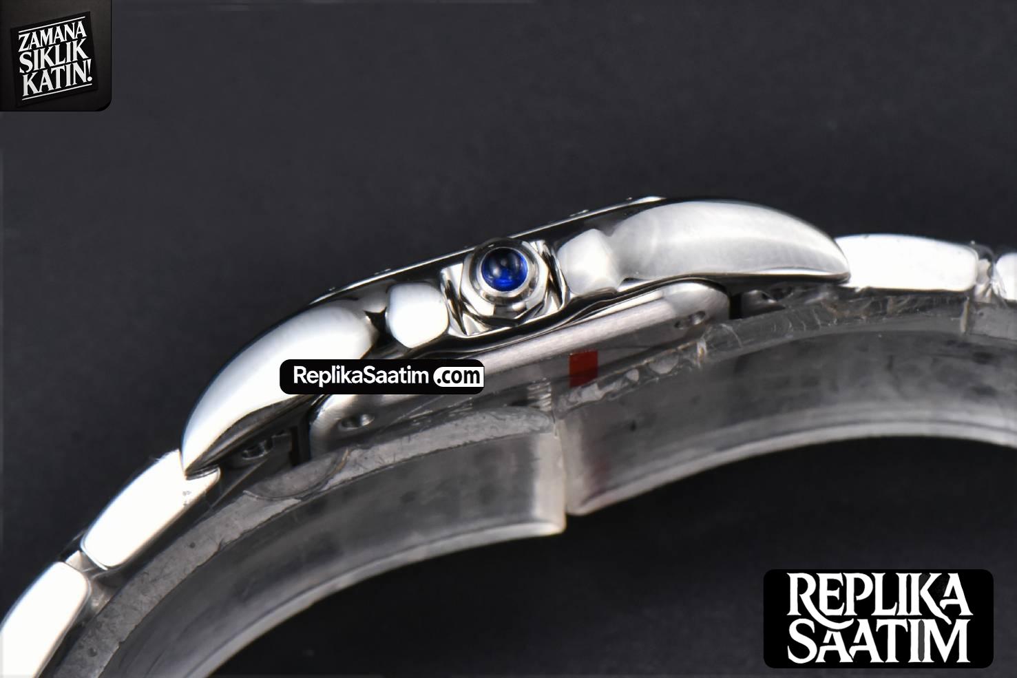 Panthère Secrete Ladies 22mm SS BVF Diamond Bezel White Dial SS Bracelet Ronda Quartz -12