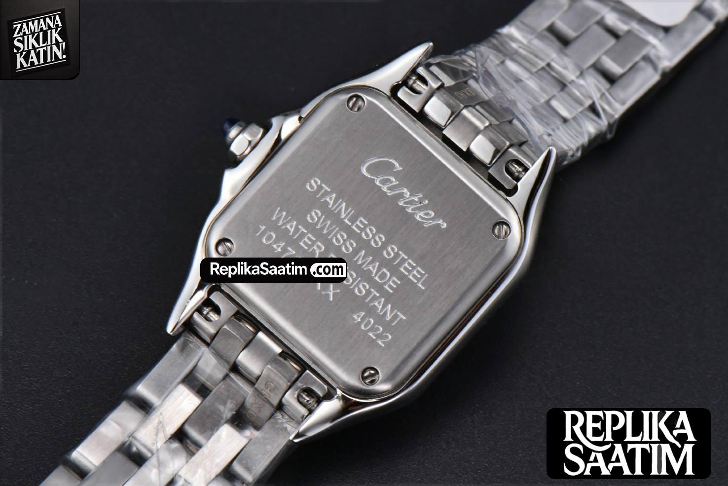 Panthère Secrete Ladies 22mm SS BVF Diamond Bezel White Dial SS Bracelet Ronda Quartz -14