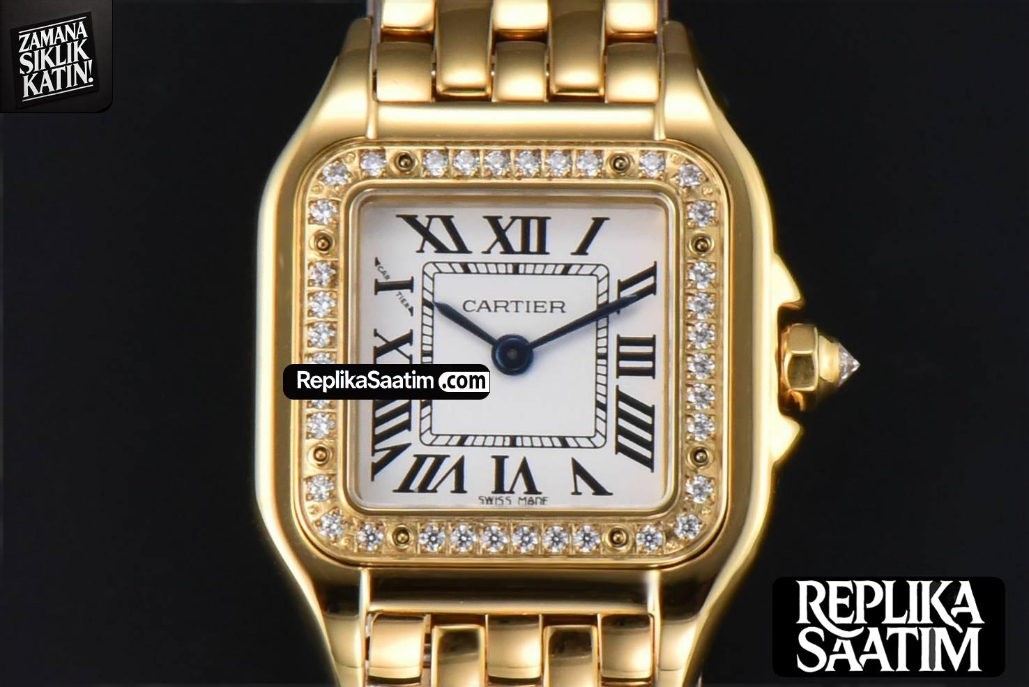Panthère Secrete Ladies 22mm YG BVF White Dial Diamond Bezel YG Bracelet Ronda Quartz -01