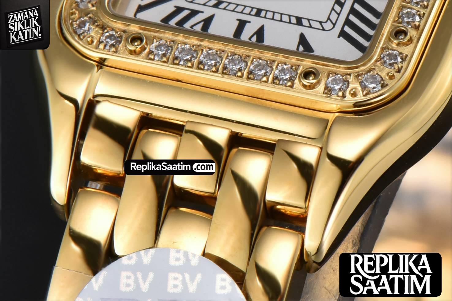 Panthère Secrete Ladies 22mm YG BVF White Dial Diamond Bezel YG Bracelet Ronda Quartz -08