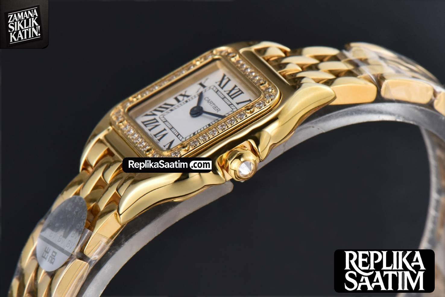Panthère Secrete Ladies 22mm YG BVF White Dial Diamond Bezel YG Bracelet Ronda Quartz -09