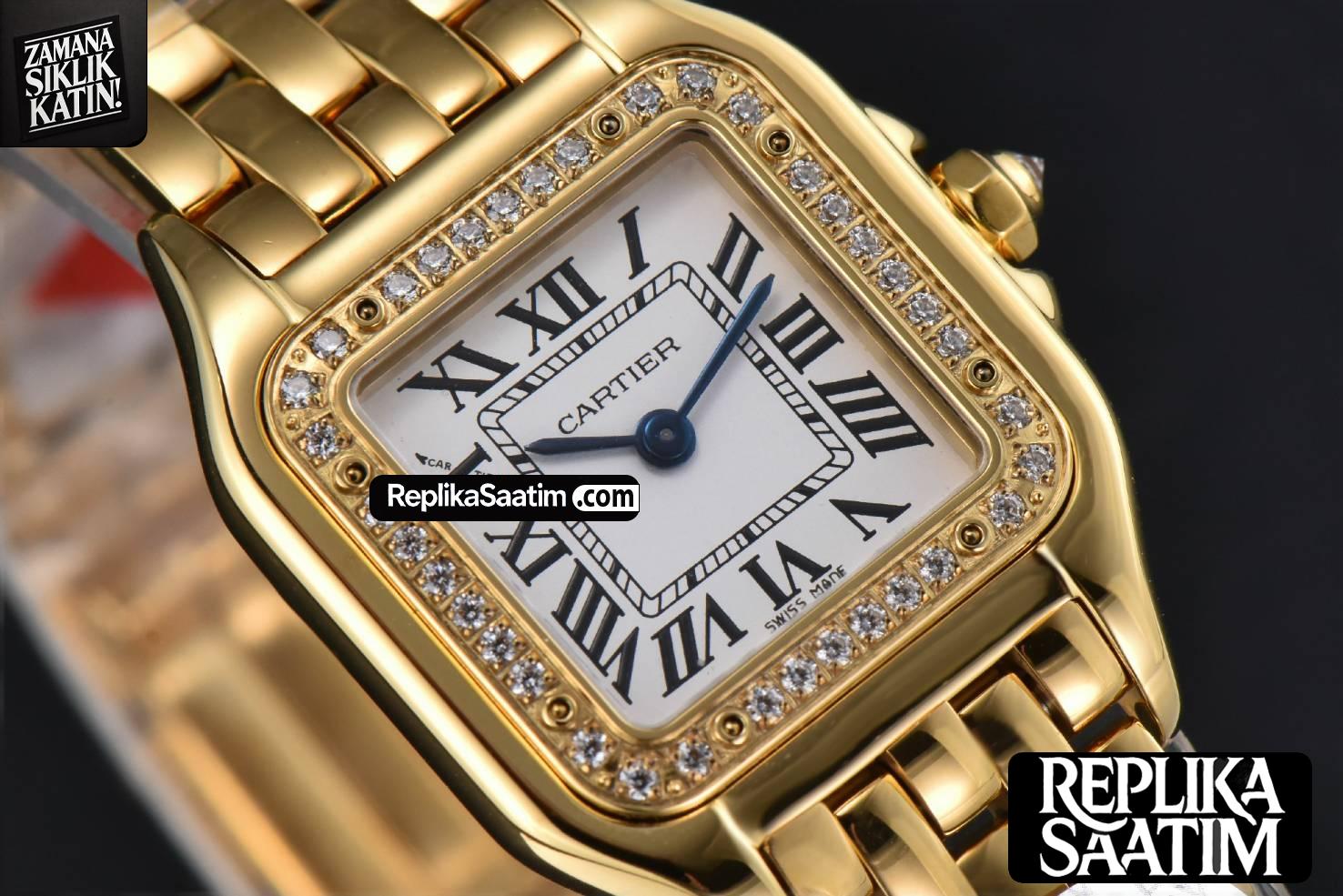 Panthère Secrete Ladies 22mm YG BVF White Dial Diamond Bezel YG Bracelet Ronda Quartz -10