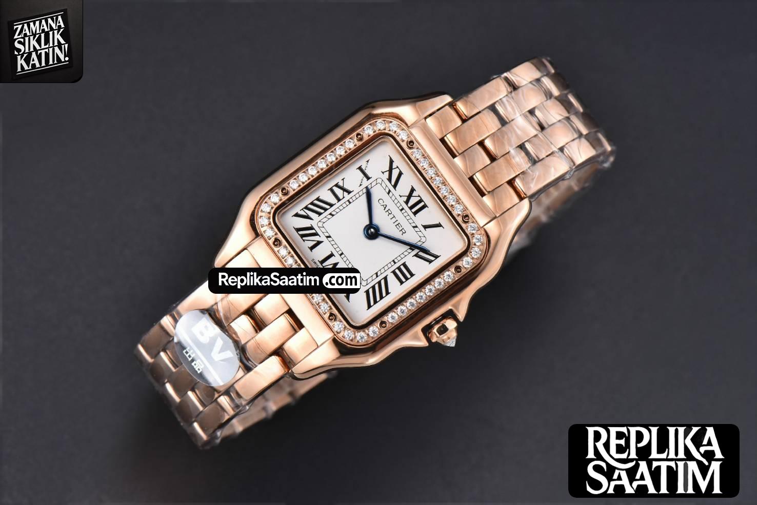 Panthère Secrete Ladies 27mm RG BVF White Dial Diamond Bezel RG Bracelet Ronda Quartz -03