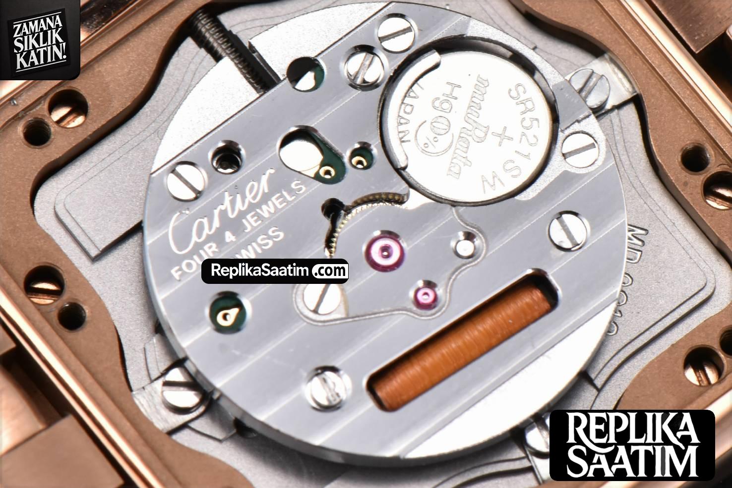 Panthère Secrete Ladies 27mm RG BVF White Dial Diamond Bezel RG Bracelet Ronda Quartz -20