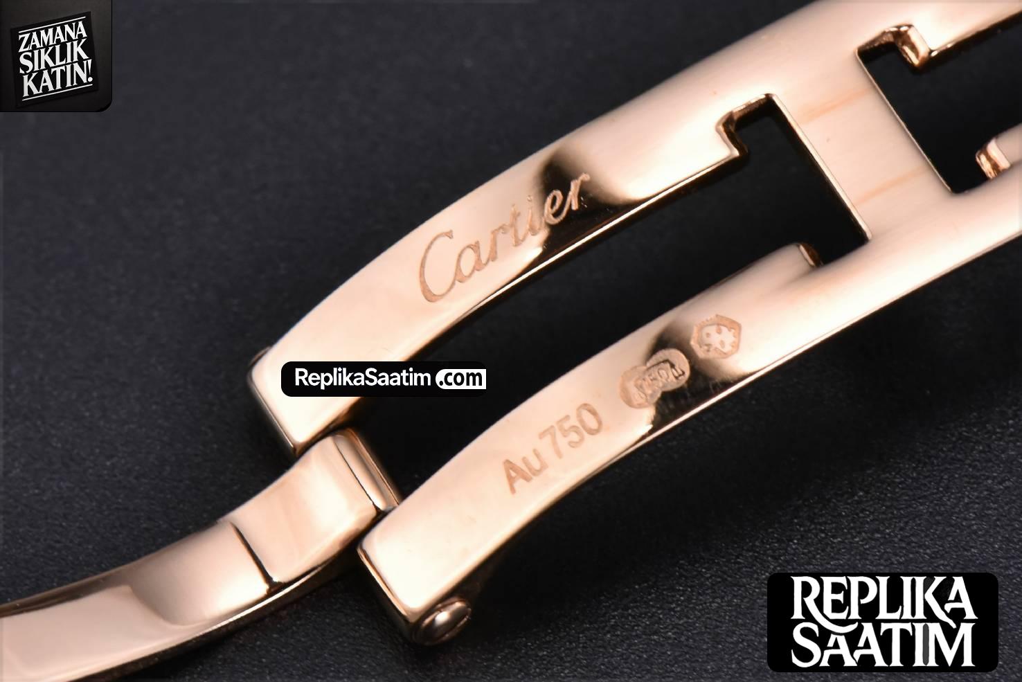 Panthère Secrete Ladies 27mm RG BVF White Dial Diamond Bezel RG Bracelet Ronda Quartz -22