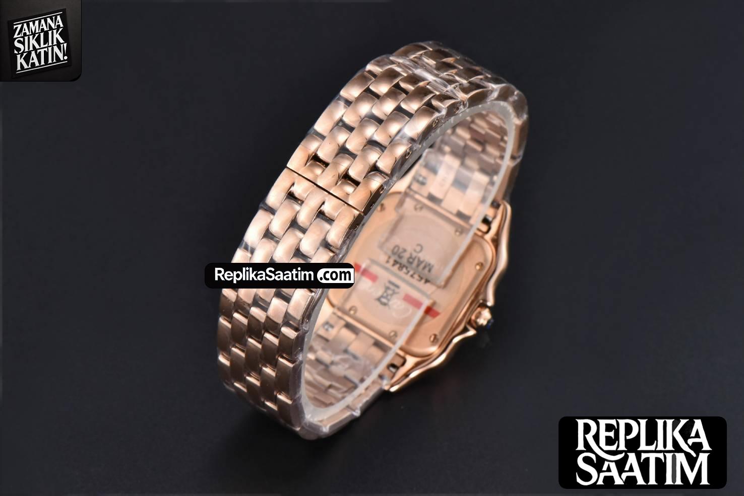 Panthère Secrete Ladies 27mm RG BVF White Dial Diamond Bezel RG Bracelet Ronda Quartz -26