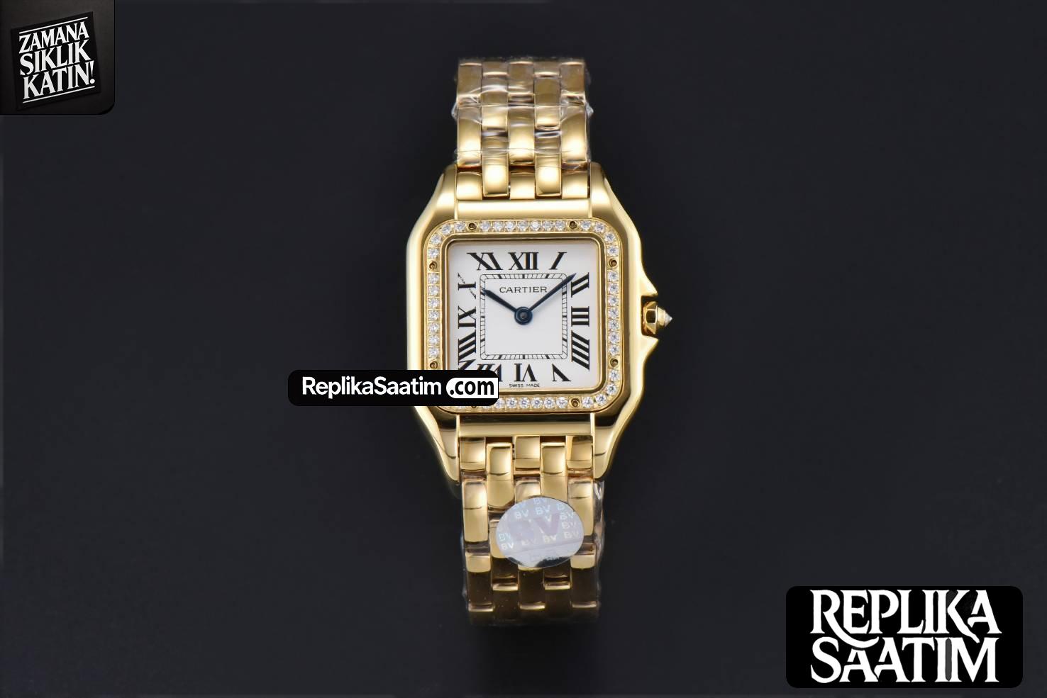 Panthère Secrete Ladies 27mm YG BVF White Dial Diamond Bezel RG Bracelet Ronda Quartz -02